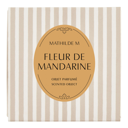 Coffret de 4 décors fondants en cire parfumée - Fleur de Mandarine