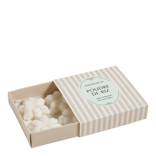 Cofanetto di 4 decori fondenti in cera profumata - Poudre de Riz