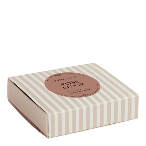 Coffret de 4 décors fondants en cire parfumée - Rose Élixir