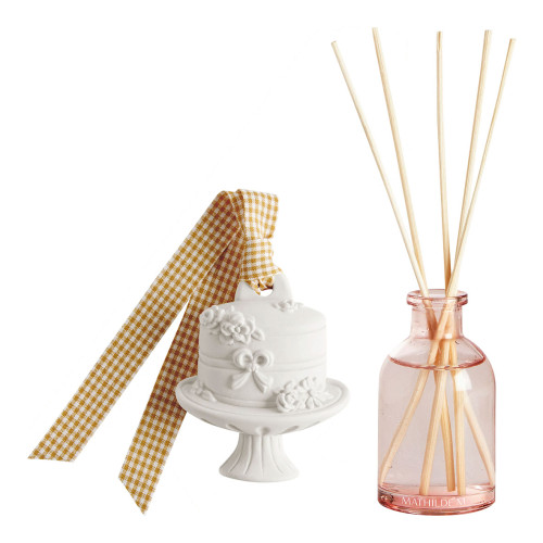 Fragrance Diffuser Gift Set 50 ml and Gourmandises d'Été Decoration - Citron Meringué