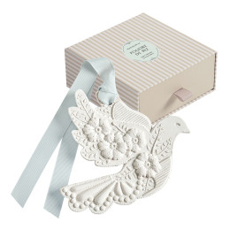 Décor parfumé Colombe en Fleurs - Poudre de Riz
