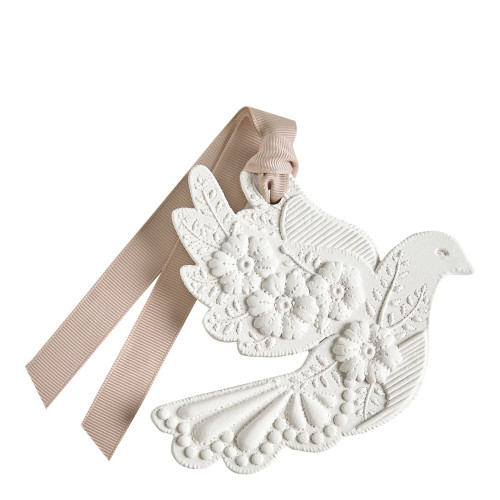 Décor parfumé Colombe en Fleurs - Voile de Lin