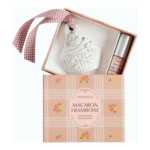 Scented decoration and fragrance concentrate Gourmandises d'Été - Macaron Framboise