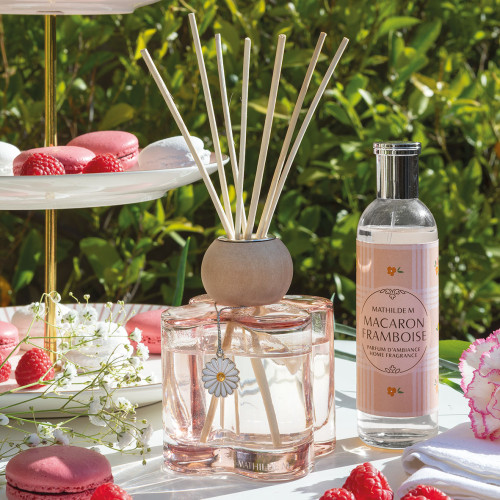 Parfum d'ambiance Gourmandises d'Été 90 ml - Macaron Framboise