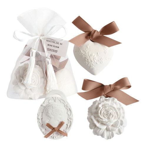Bolsita de 3 decoraciones perfumadas - Rose Élixir