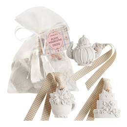 Pochon de 3 décors parfumés Gourmandises d'Été - Petite Madeleine