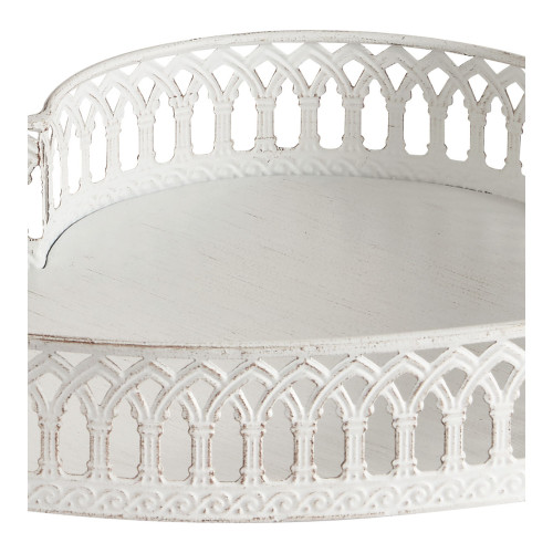 Set de 2 plateaux Cœur en métal