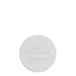 Tester decoro rotondo in gesso profumato - Fleur de Cerisier