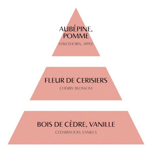 Boîte Cœur et décor parfumé - Fleur de Cerisier