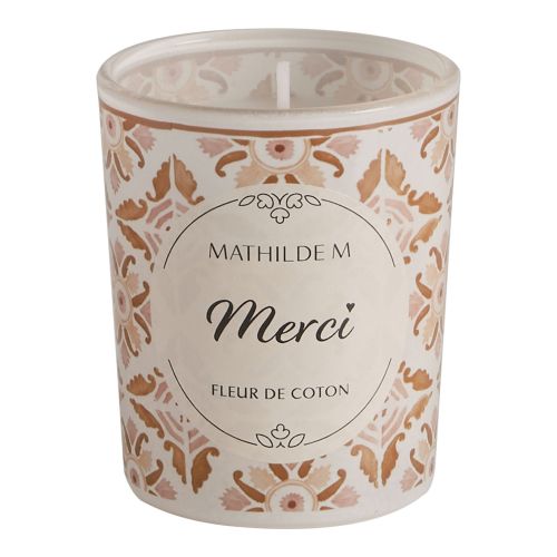 Bougie parfumée Merci 70 g - Fleur de Coton