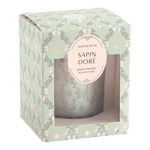 Vela perfumada Rubans de Fête 160 g - Sapin Doré