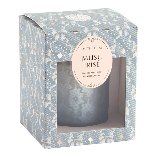 Candela profumata Rubans de Fête 160 g - Musc Irisé
