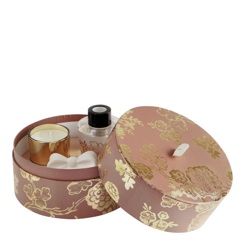 Bow fragrance diffuser and Trésor de Fleurs scented candle gift set - Marquise