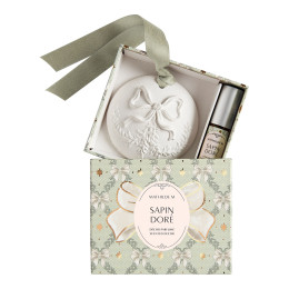Décor parfumé et concentré de parfum Rubans de Fête - Sapin Doré