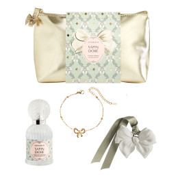 Pochette con profumo per ambienti, bracciale e decorazione profumata Rubans de Fête - Sapin Doré