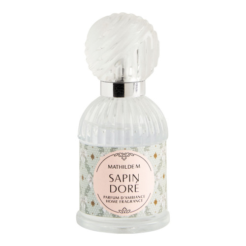Estuche con perfume de ambiente, pulsera y adorno perfumado Rubans de Fête - Sapin Doré