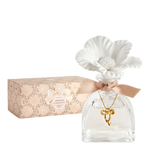 Rubans de Fête bud vase home fragrance diffuser 100 ml - Orange Cannelle