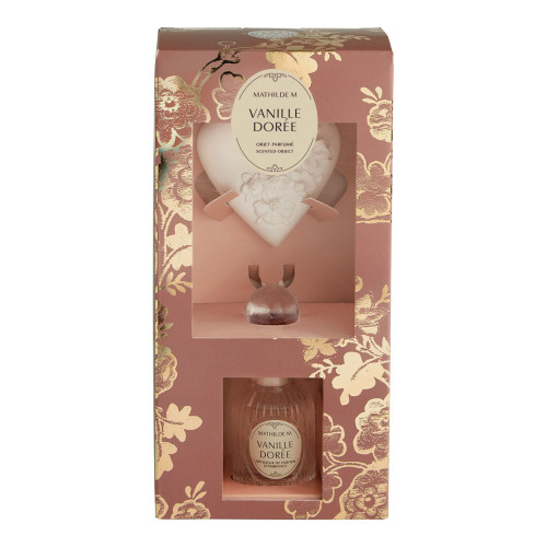 Trésor de Fleurs Fragrance Diffuser and Scented Decoration Set - Vanille Dorée