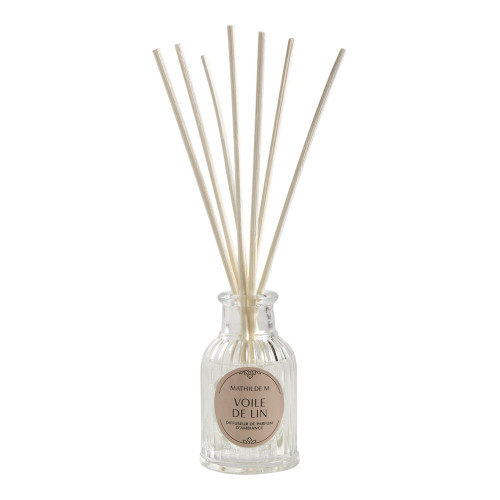 Coffret diffuseur de parfum et décor parfumé Trésor de Fleurs - Voile de Lin
