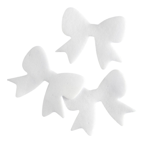 Boîte de feuilles de savon Petits Nœuds blancs - Parfum Rose