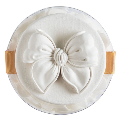 Boîte de feuilles de savon Petits Nœuds blancs - Parfum Rose