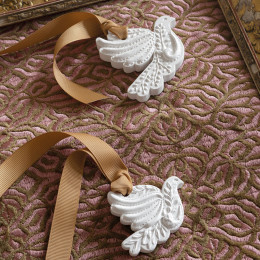 Décor parfumé Colombe - Grand modèle - Cèdre Éternel