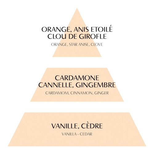 Décor parfumé Houx Rubans de Fête - Orange Cannelle