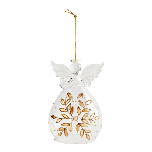 Angel’s Glow Glass Hanging Ornament