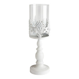 Charm Metal Pedestal Candle Holder - Large