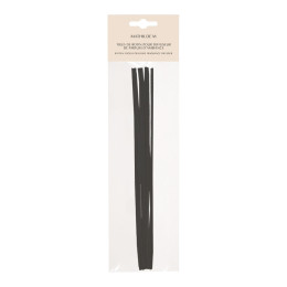 Sachet de 7 tiges de rotin noir 40 cm pour diffuseurs de parfum