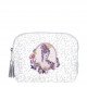 Necessaire de toilette Elegante Courtisanes cinzenta - Modelo pequeno