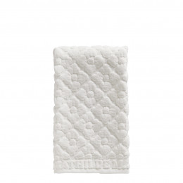 Floral Softness white guest towel