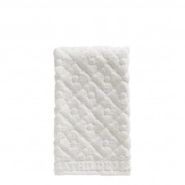 Floral Softness white guest towel