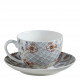 Set de 2 tasses à thé et sous-tasses Madame de Pompadour