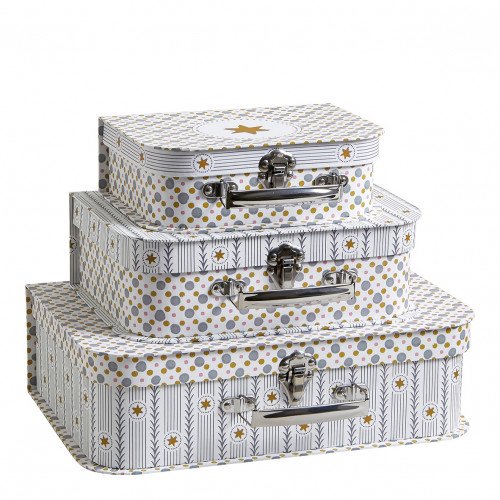 Set de 3 valisettes Petit Roi