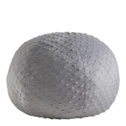 Pouf Douceur plumetis gris