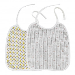 Set of 2 bibs Petite Reine
