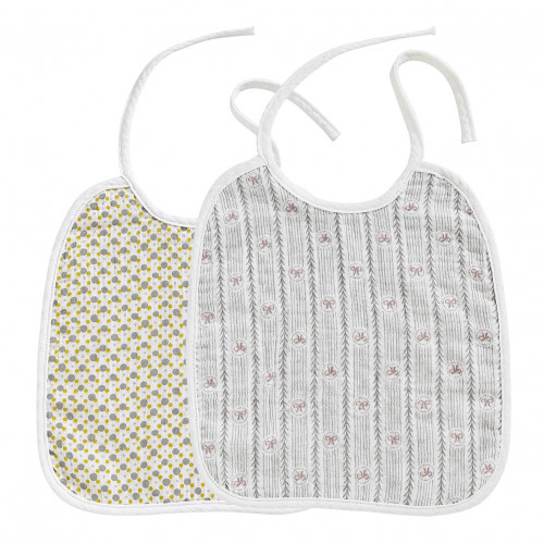 Conjunto de 2 babetes Petite Reine