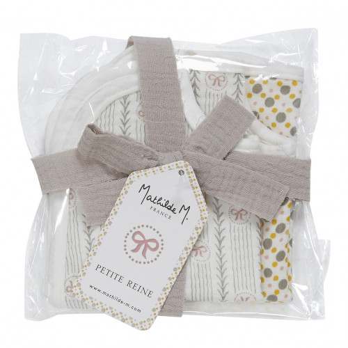 Set de 2 bavoirs Petite Reine Set de 2 bavoirs Petite Reine