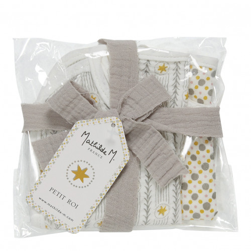 Set de 2 baberos Petit Roi