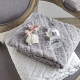 Serviette de bain Douceur Florale blanc
