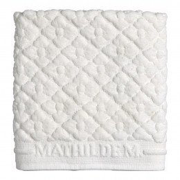 Tapis de bain Douceur Florale blanc