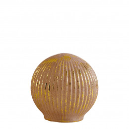 Boule mercurisée lumineuse rose et dorée - Moyen modèle