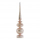 Ornement mercurisé lumineux rose - Grand modèle