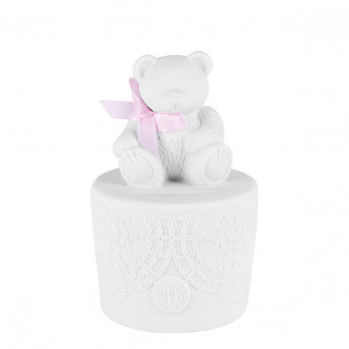 Salvadanaio Il Mio Orsacchiotto con fiocco rosa