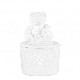 My Teddy Bear first lock of hair box for girls