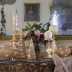 Large Pink Luminous Mercury Glass Ornament